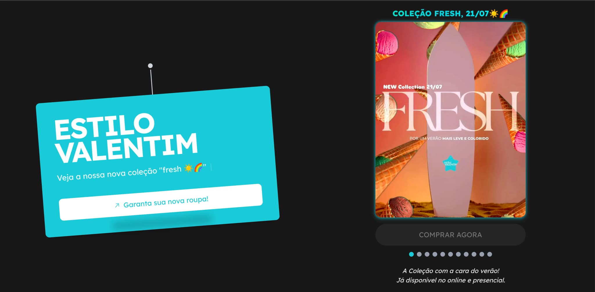 Site Estilo Valentim